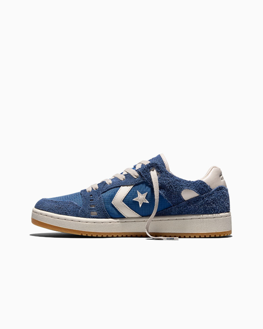 Ripstop And Suede Skate Low Top Shoe