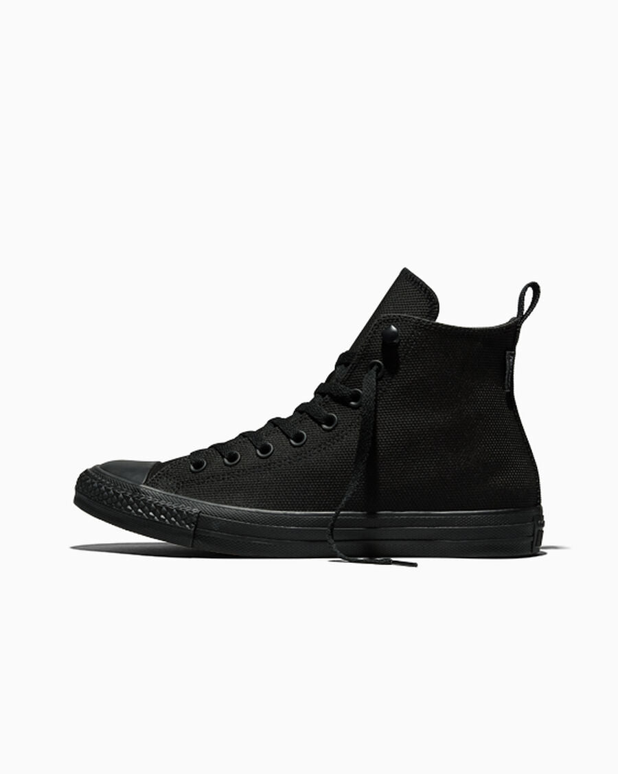 Reinforced High Top Sneaker - Black/Black/Black