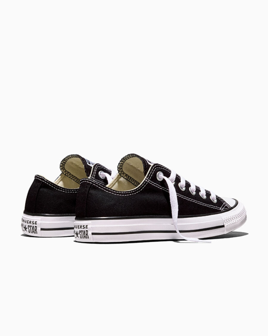 Canvas Low-Top Sneaker - Multiple Colors - Black