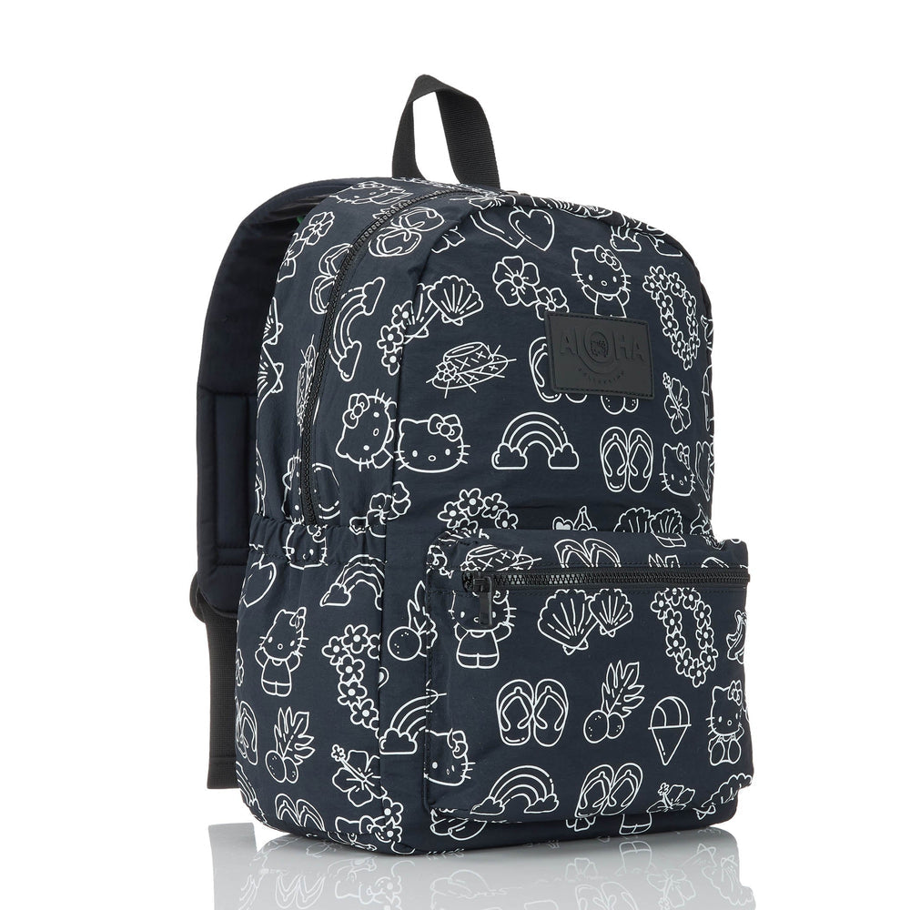 Water-Resistant Laptop Backpack - Tropical Print