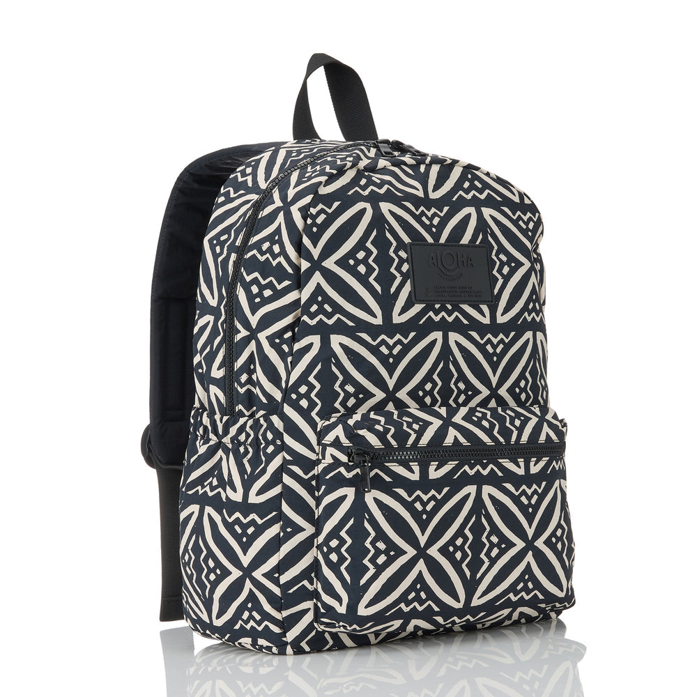 Ripstop Nylon Laptop Backpack - Abstract Print