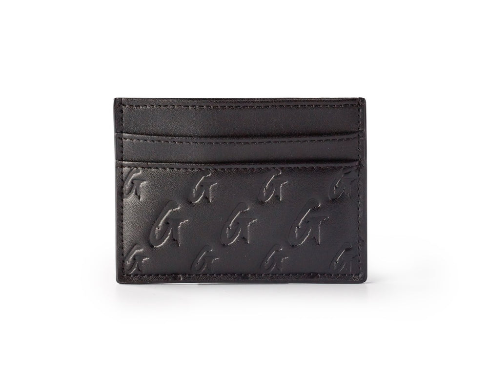 Vegan Leather Card Holder - Matte Black