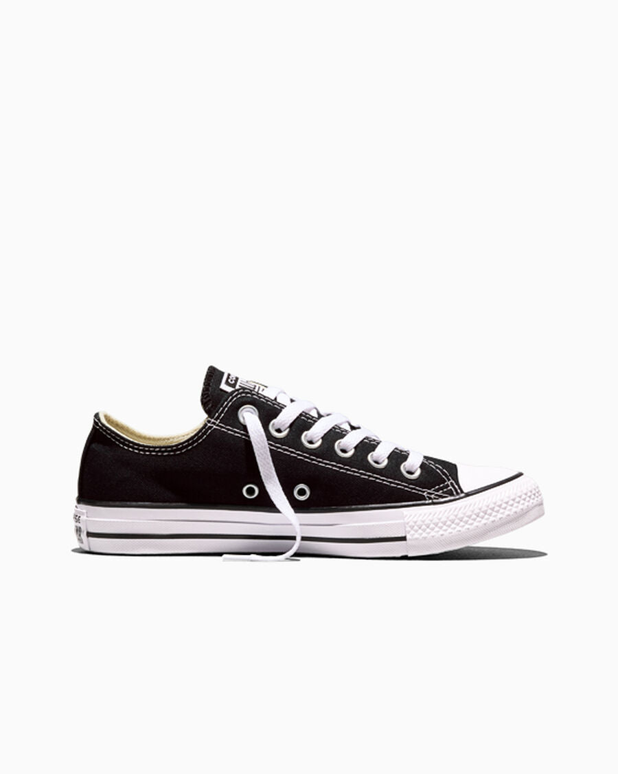 Canvas Low-Top Sneaker - Multiple Colors - Black
