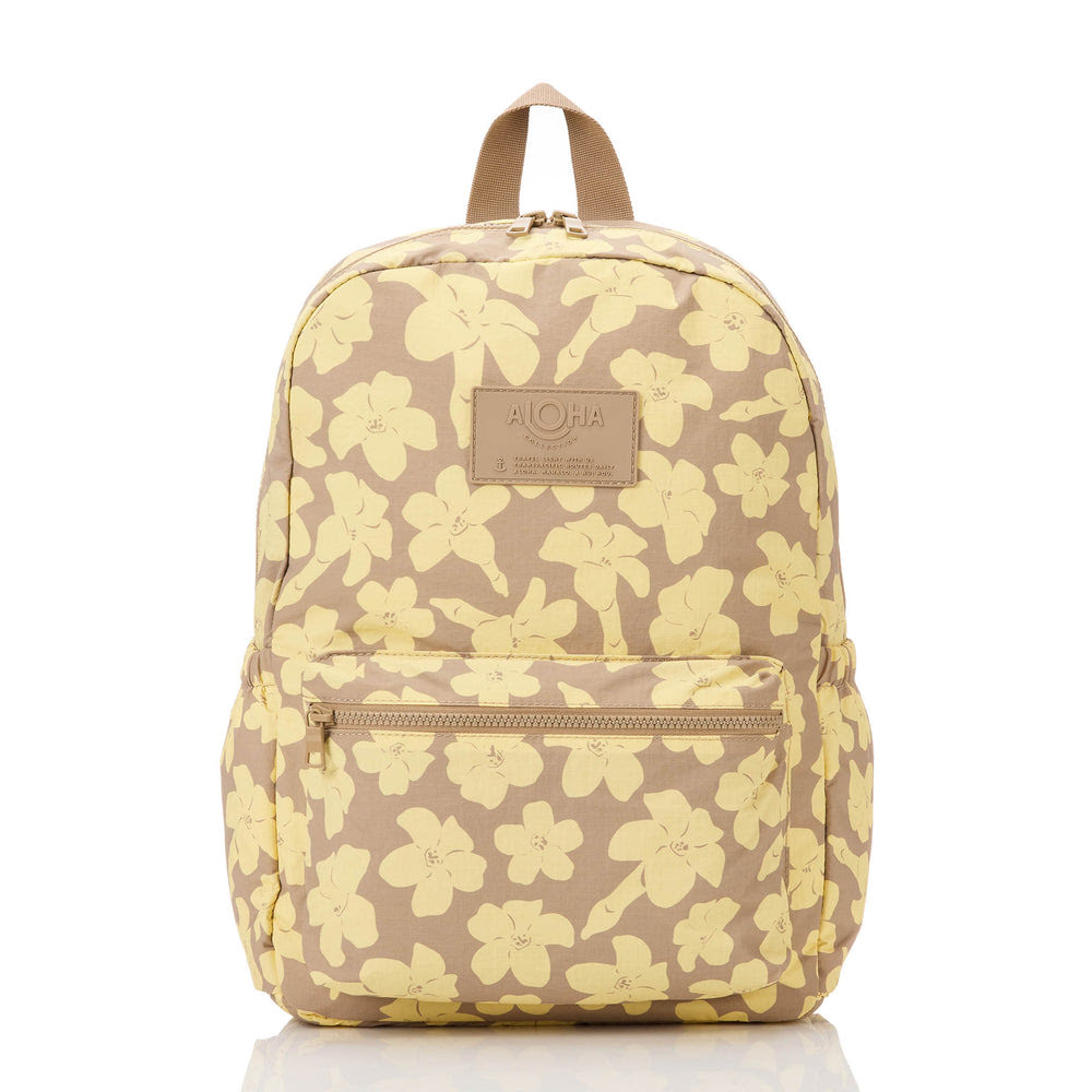 Ripstop Nylon Laptop Backpack - Floral