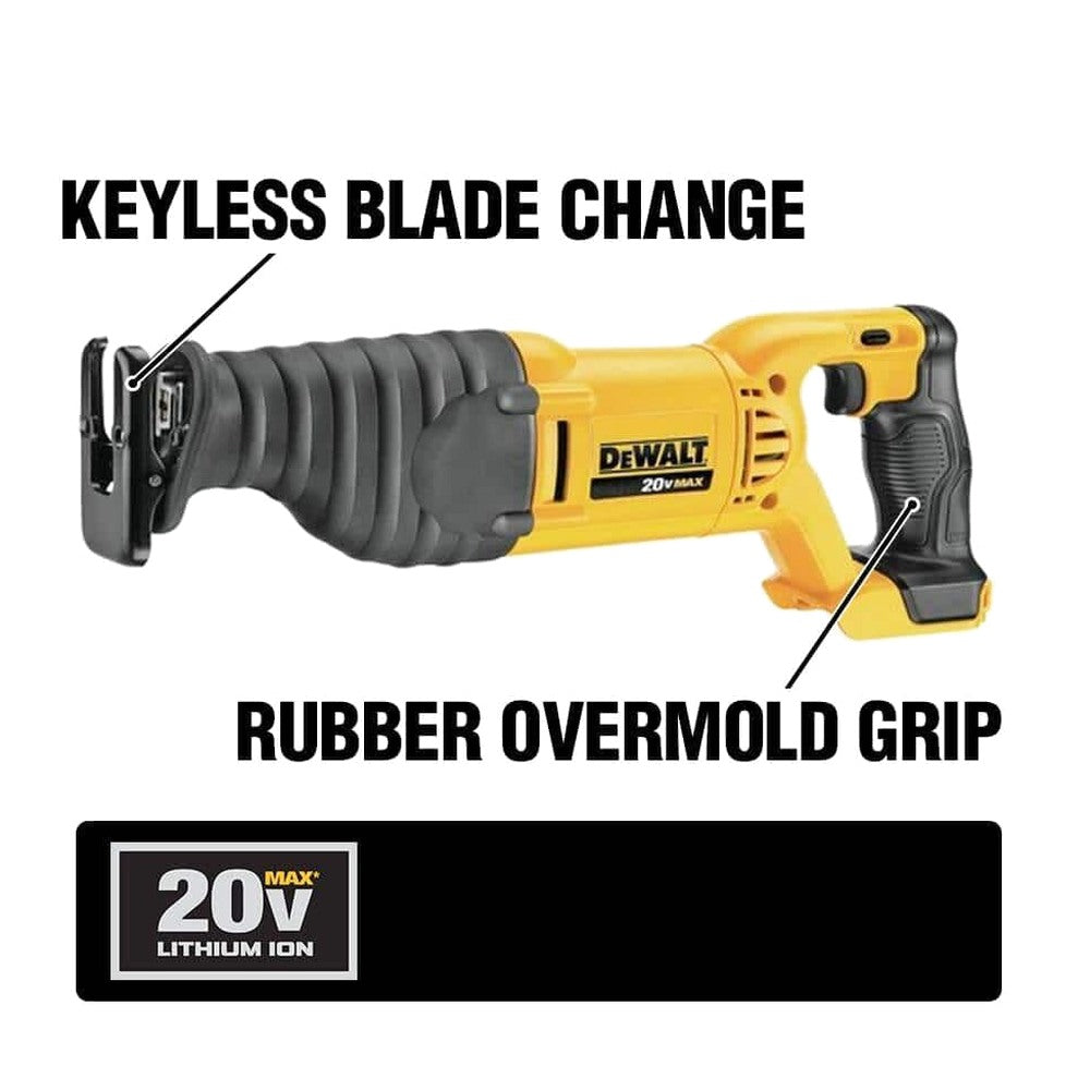 DEWALT 20V MAX 10-Tool Combo Kit With Batteries And Charger - DCD771 DCF885 DCE100 DCL040 DCR006 DCS355B DCG412B DCS393B DCS381B DCV517B
