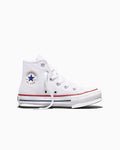 Kids Canvas Platform High Top Sneaker - Black - White/Garnet/Navy