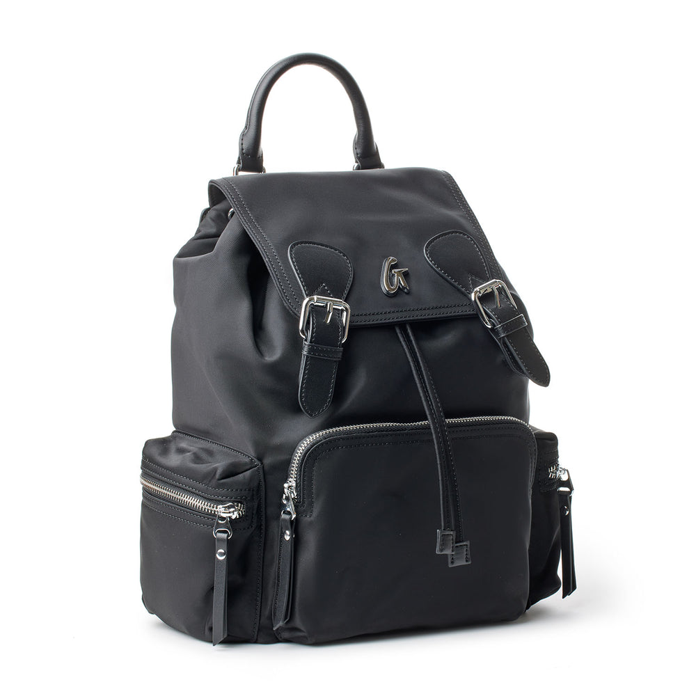 Nylon Backpack - Black
