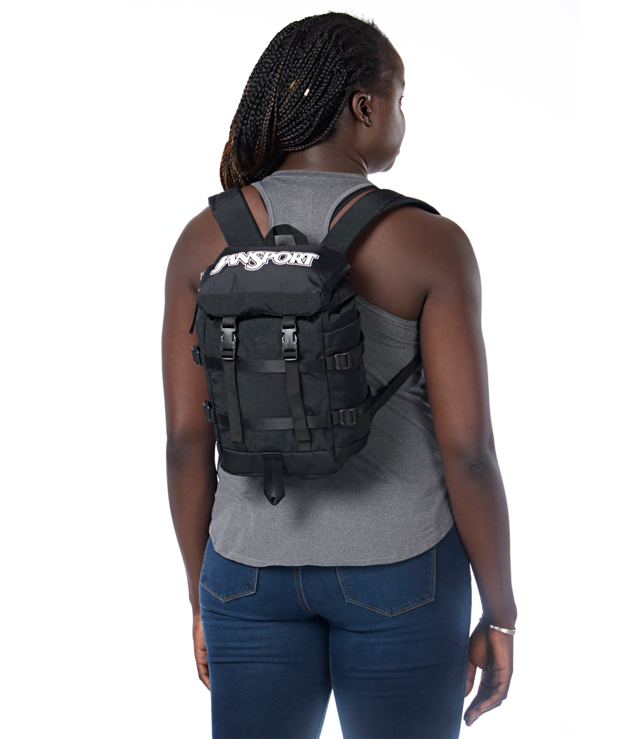 Recycled Nylon Mini Backpack - Smokey Grit