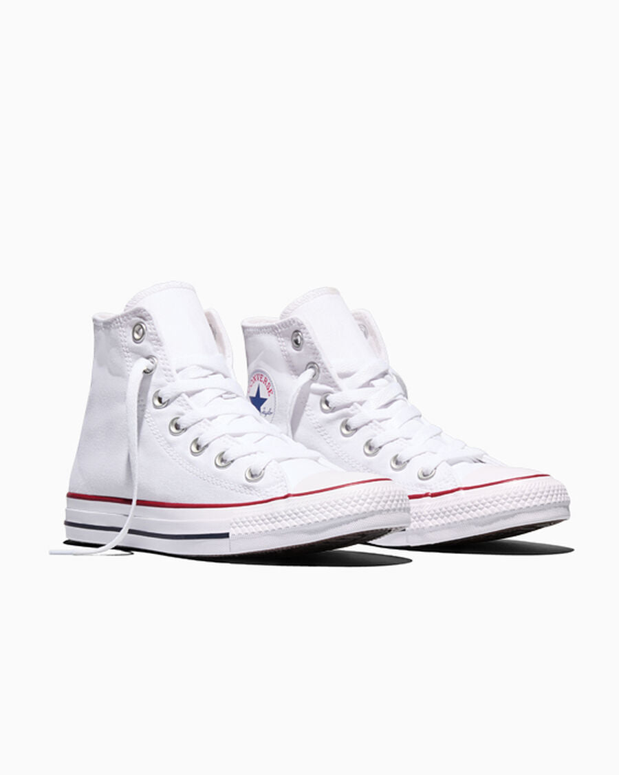 Canvas High-Top Sneaker - Multiple Colors - Optical White