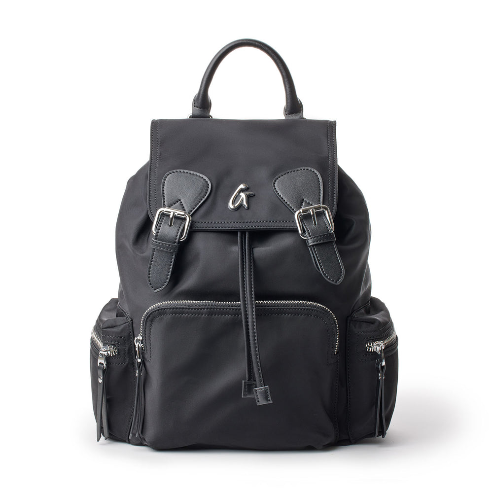 Nylon Backpack - Black