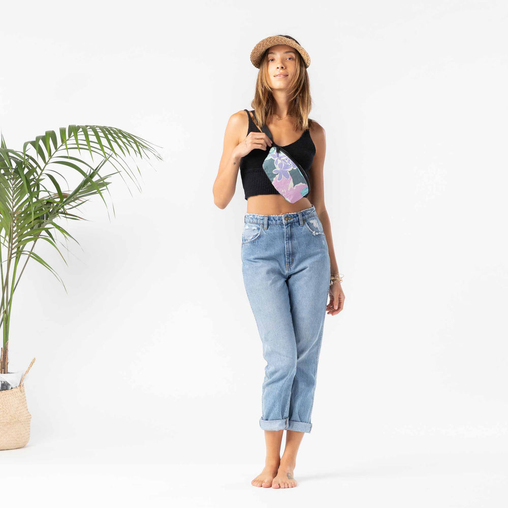 Mini Waist Pack - Tropical Print