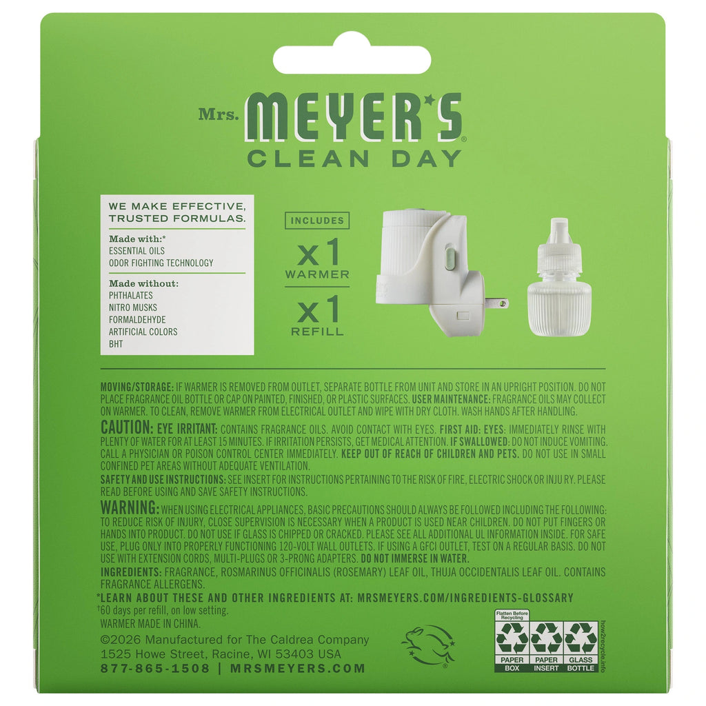 Plug-In Oil Warmer With Refill - Fresh Grass