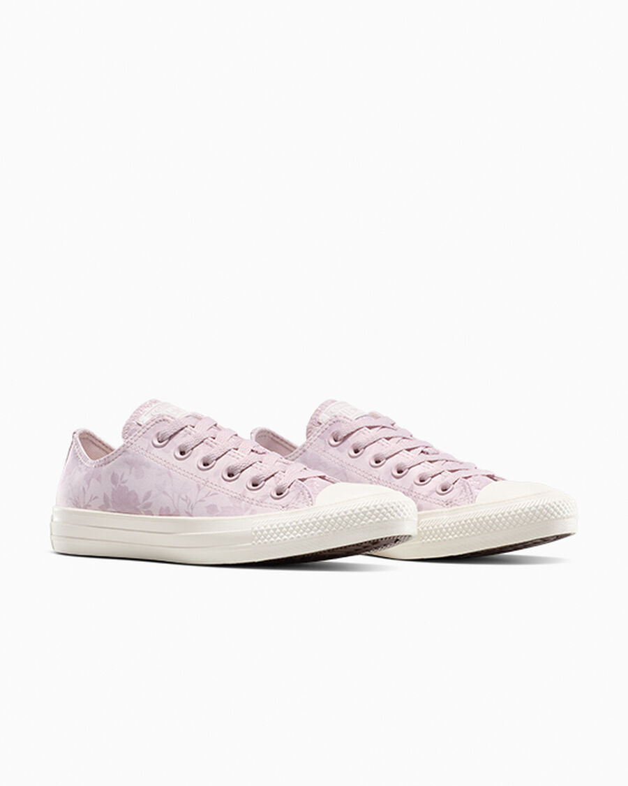 Floral Satin Low Top Sneaker