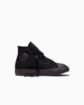 Toddler Canvas High-Top Sneaker - Multiple Colors - Black Monochrome