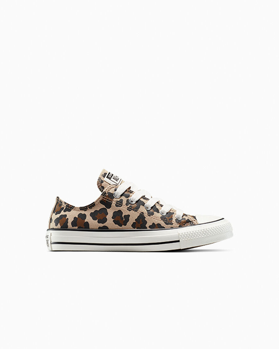 Canvas Low-Top Sneaker - Leopard Print
