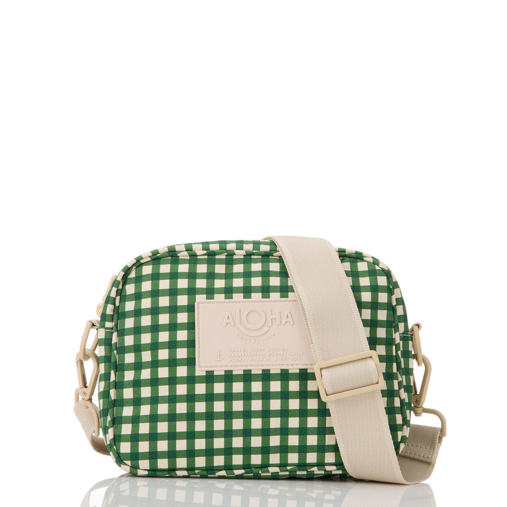 Ripstop Nylon Crossbody Bag - Plaid