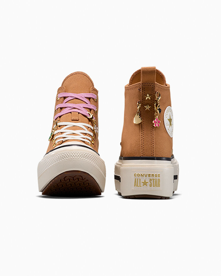 Canvas Platform High Top Sneaker - Charms