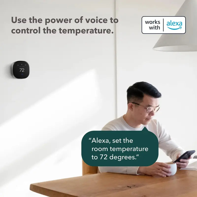 ecobee Smart Thermostat Premium With Smart Sensor And Air Quality Monitor