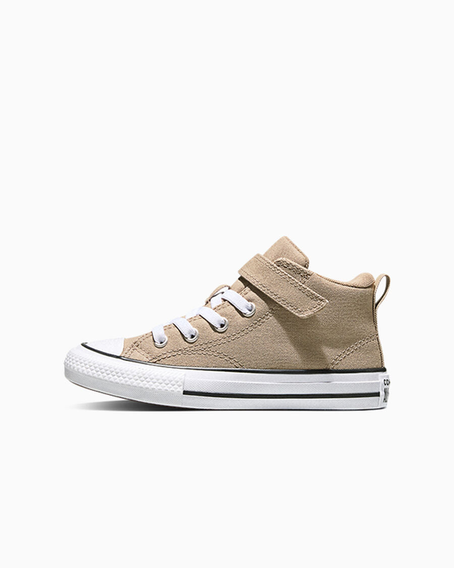 Canvas Easy-On Mid-Top Sneaker - Vintage Cargo/White/Black