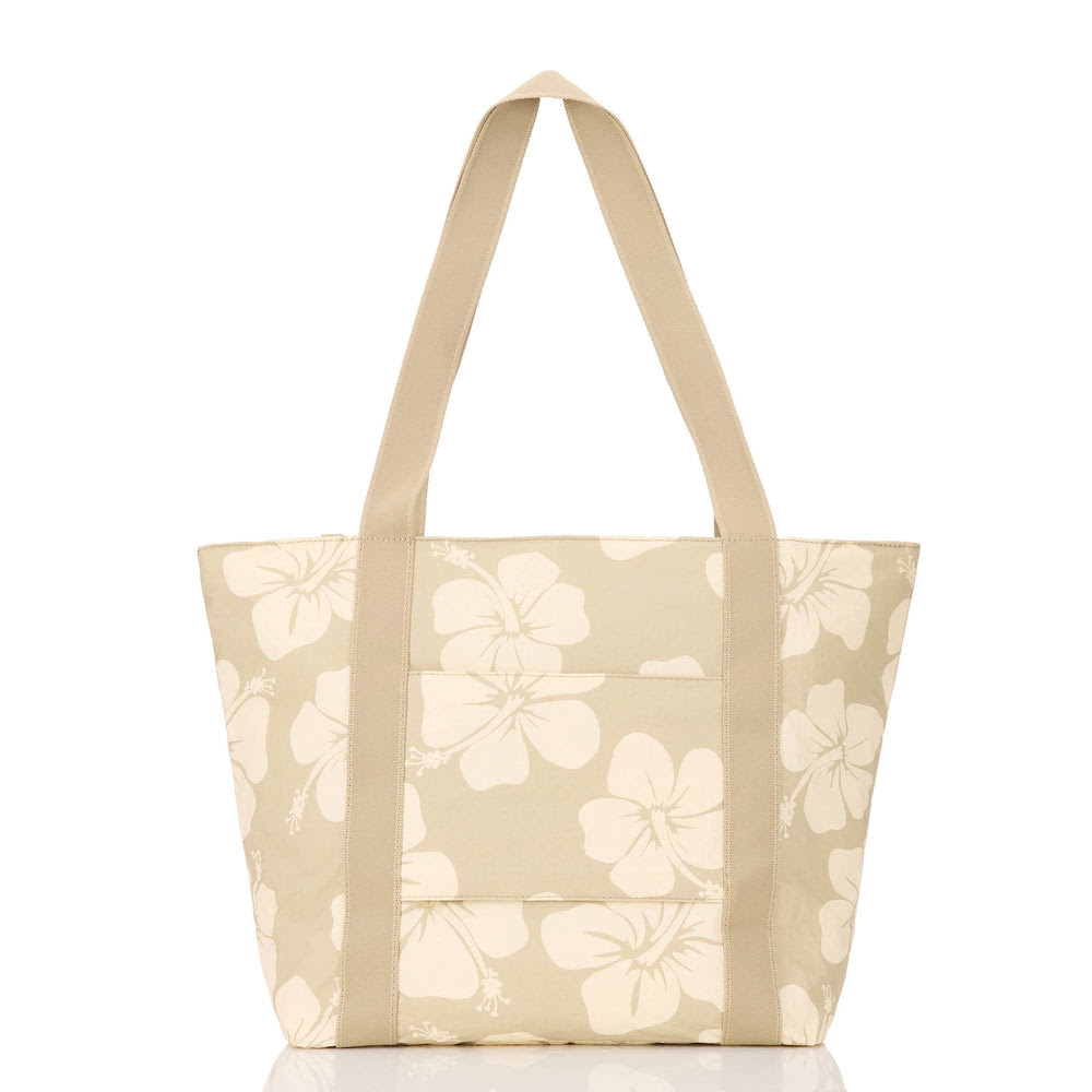 Ripstop Nylon Zipper Tote - Floral