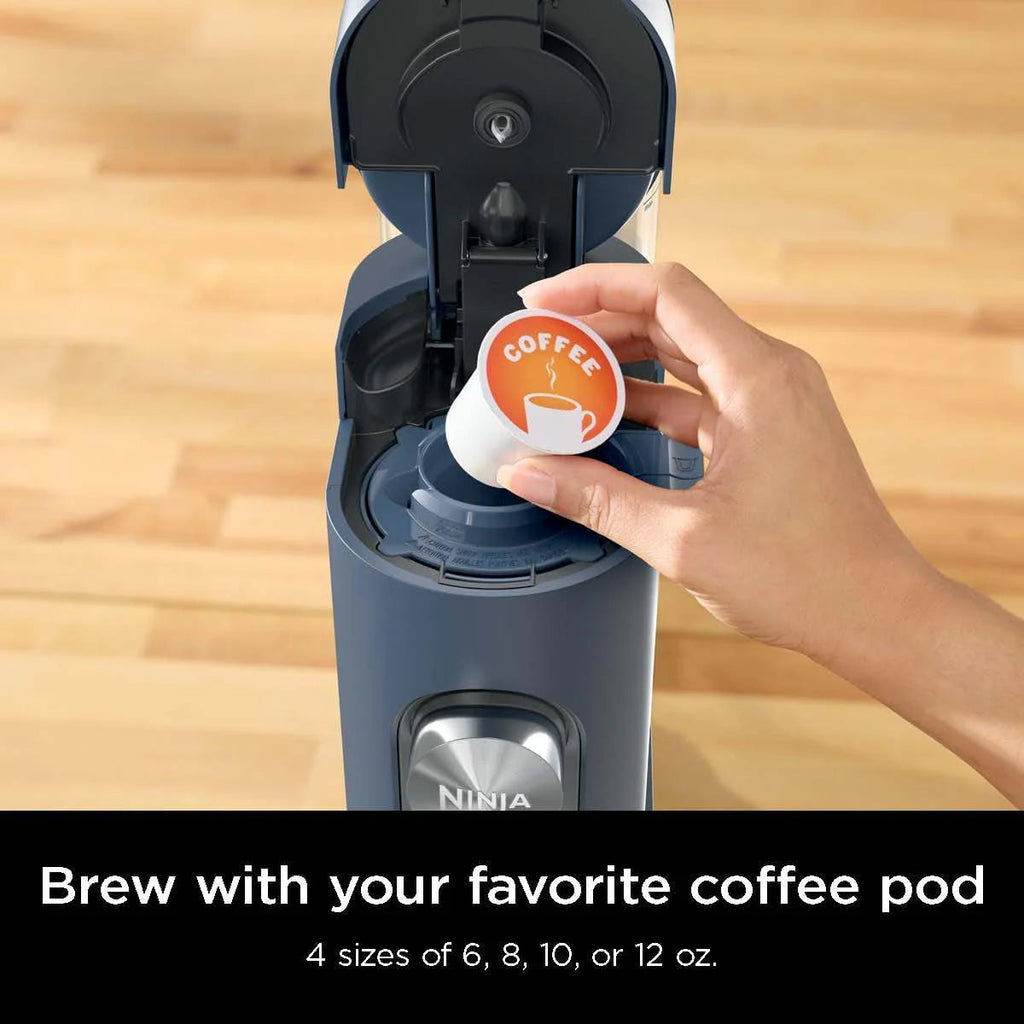 Ninja Pods & Grounds Single-Serve Coffee Maker, 56-oz. Reservoir, Stone - PB041ST
