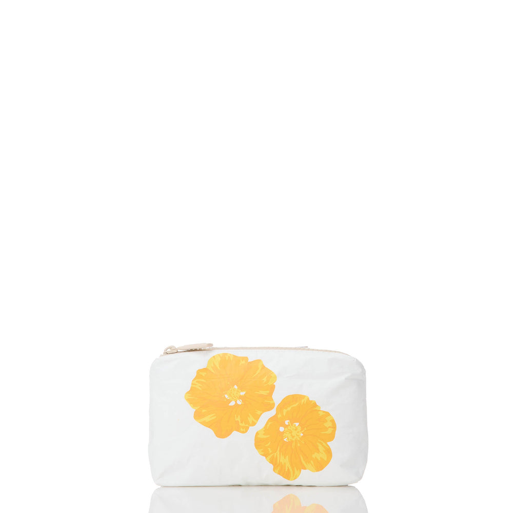 Mini Essentials Pouch - Yellow Floral