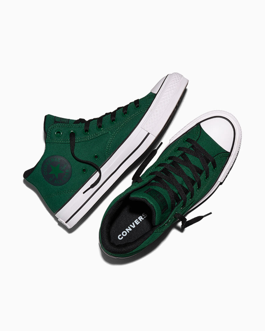 Canvas Mid-Top Sneaker - Creeping Forest/Black/White