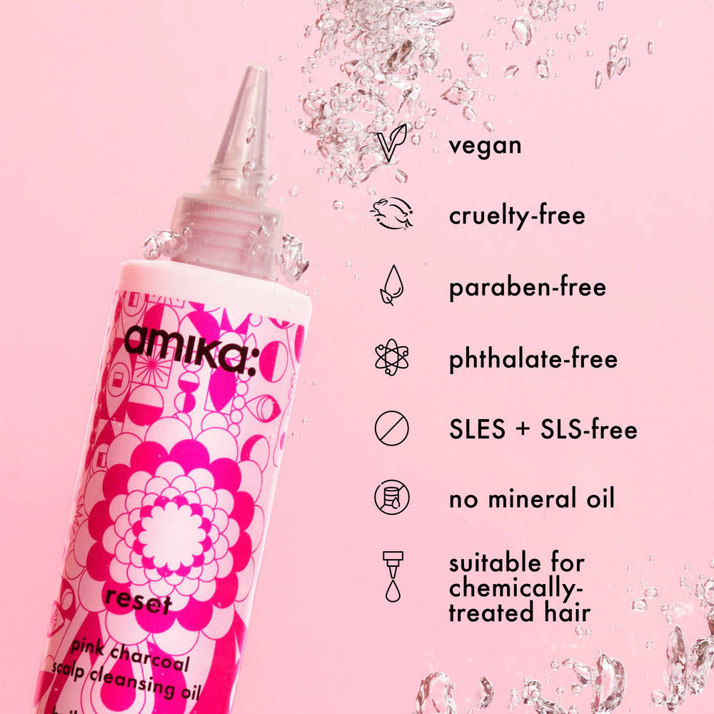 Pink Clay Charcoal Scalp Cleansing Oil