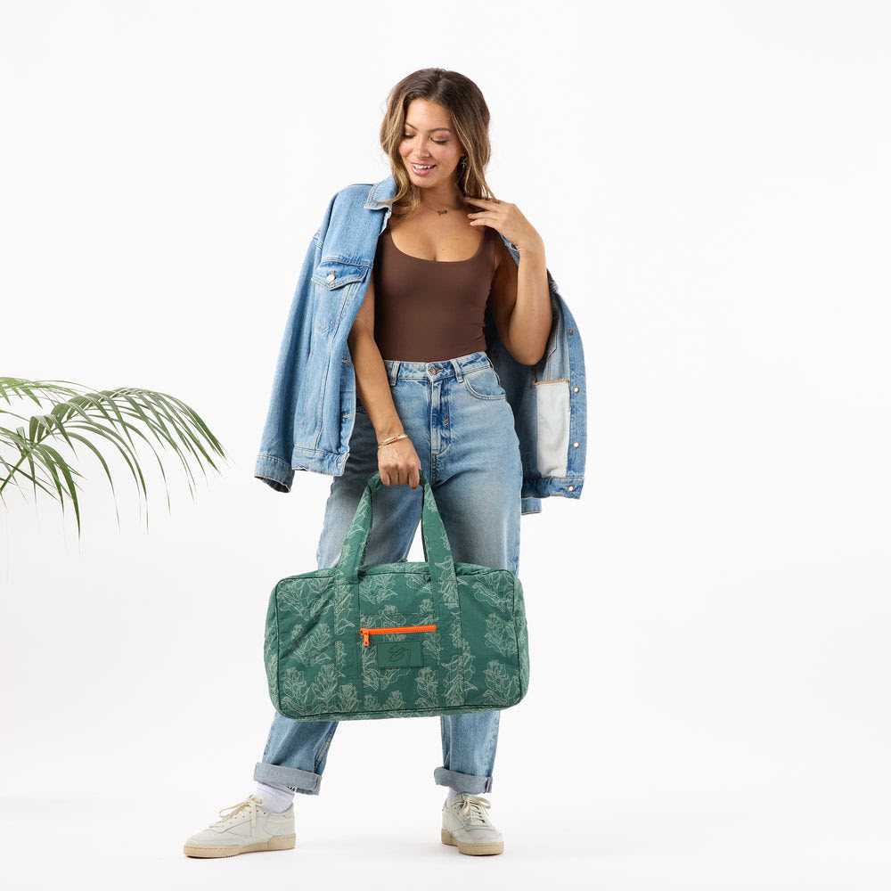 Ripstop Nylon Weekender Bag - Botanical