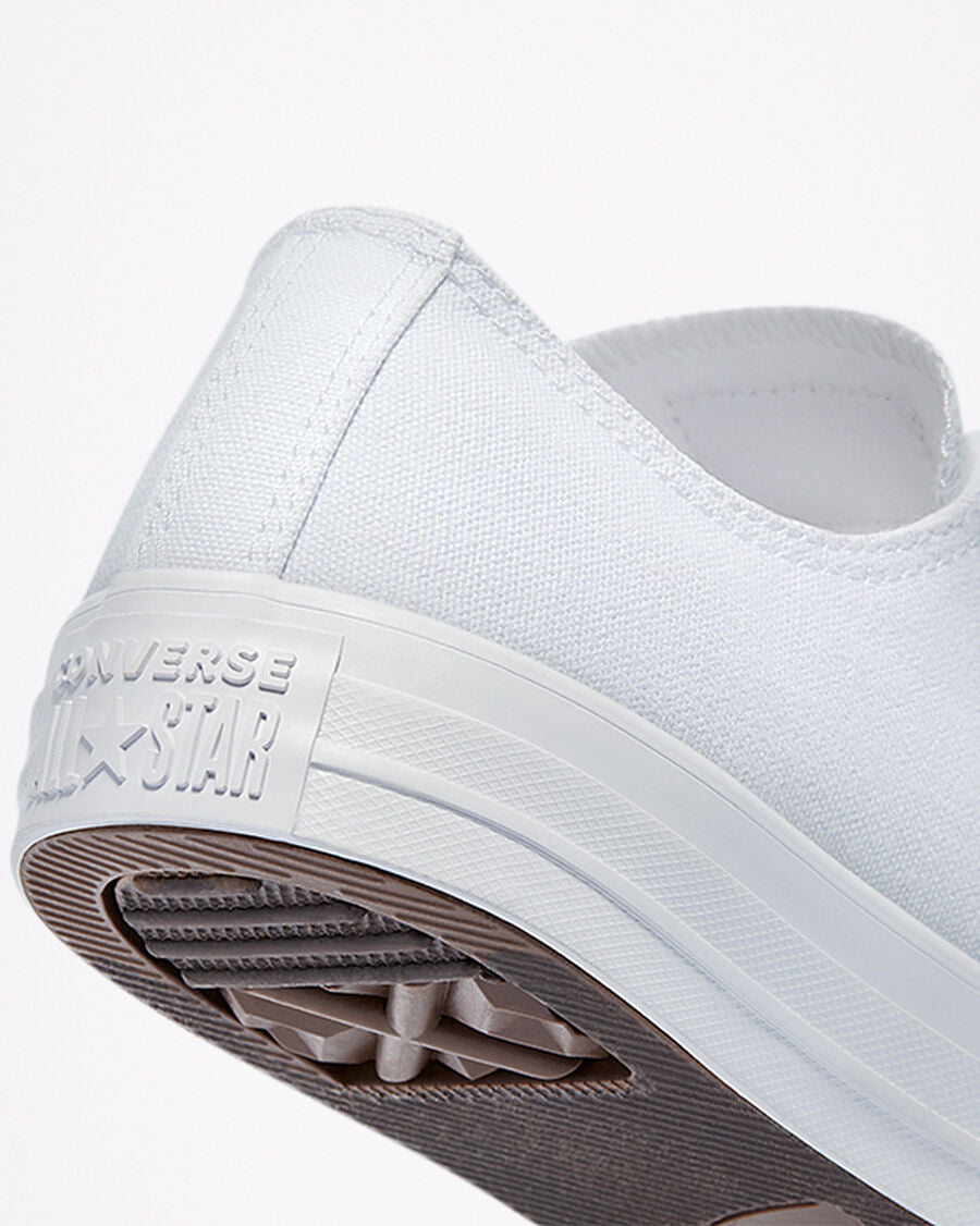 Canvas Low-Top Sneaker - Multiple Colors - White Monochrome