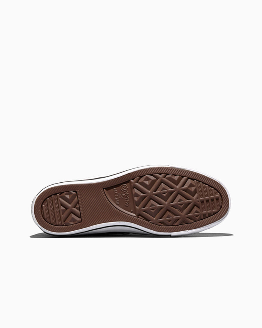 Leather Low Top Sneaker - Black - Black