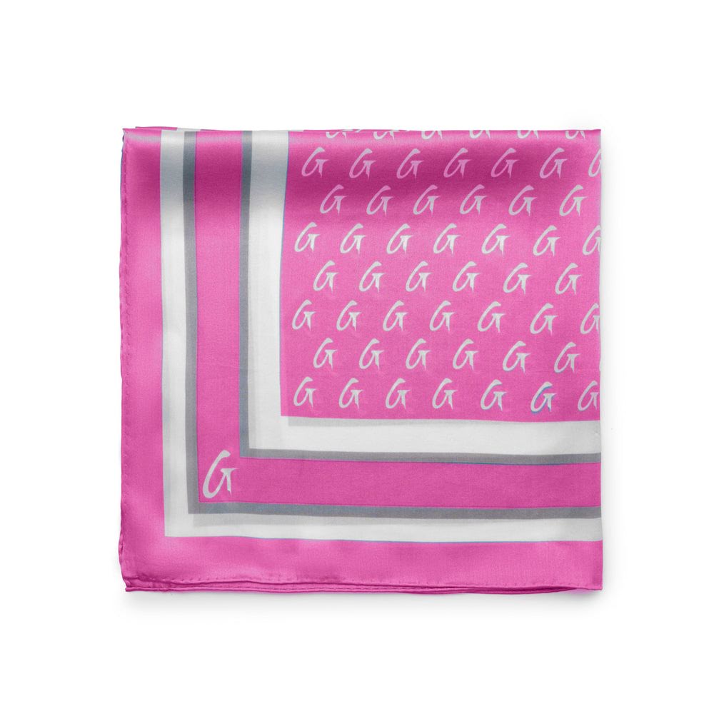 Silk Square Scarf - Soft Pink