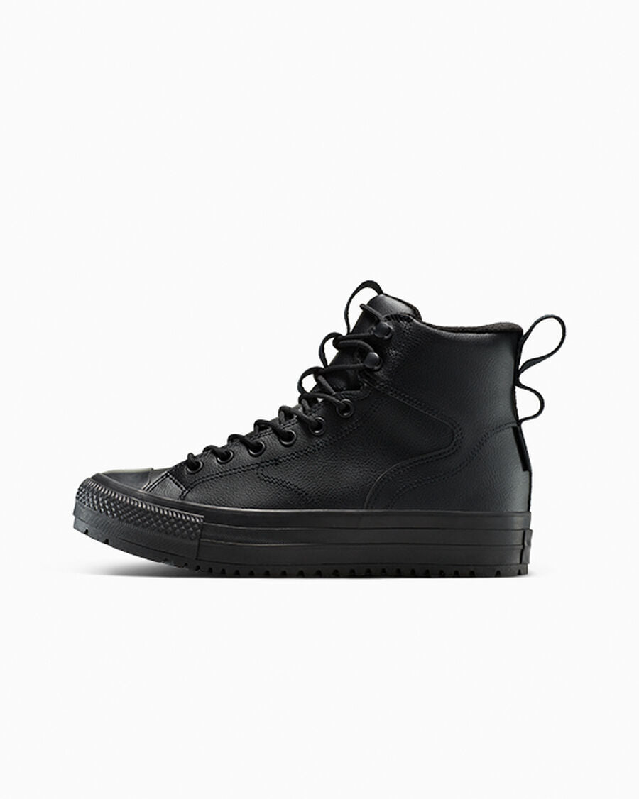 Water-Repellent High Top Hiker Boot - Black/Black/Black