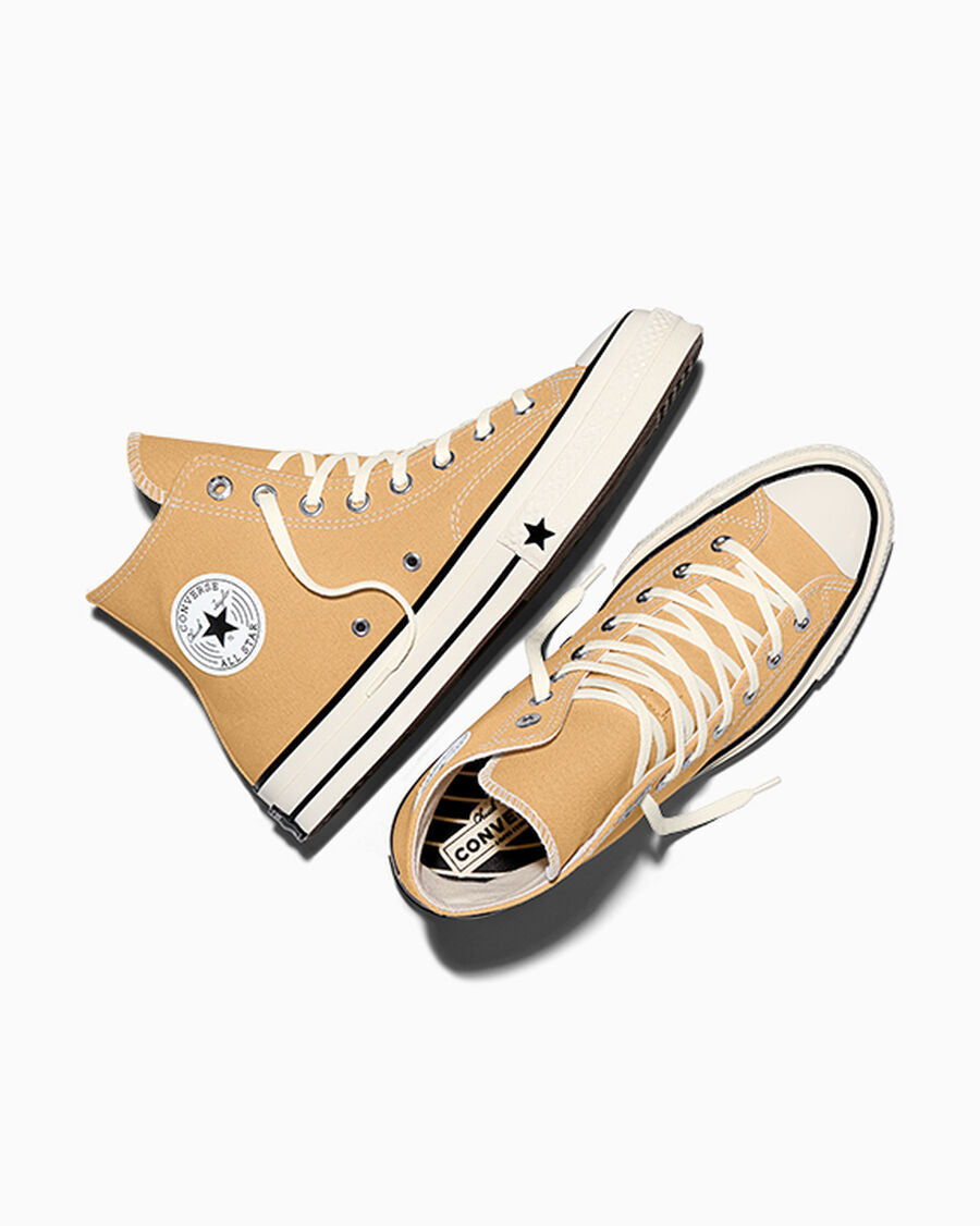 Unisex Heavyweight Canvas High-Top Sneaker - Melon Dramatic/Egret/Black