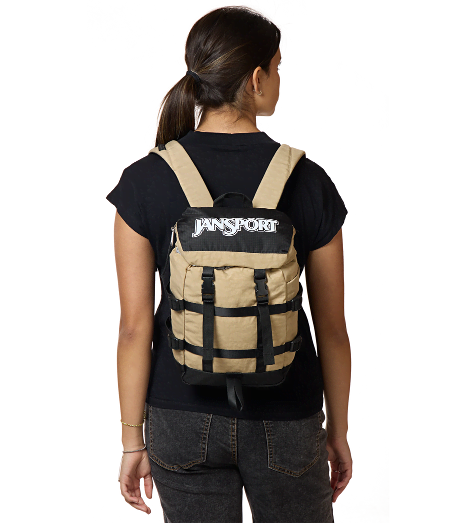 Recycled Nylon Mini Backpack - Smokey Grit