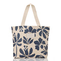 Nylon Travel Tote - Floral Gingham
