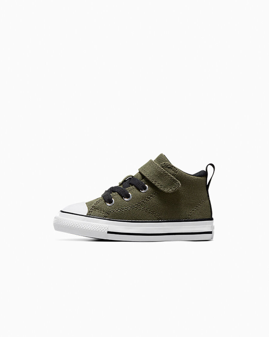Toddler Canvas Strap Mid Top Shoe