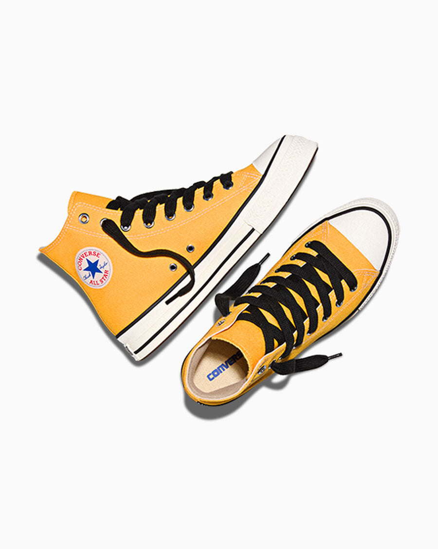 Canvas High-Top Sneaker - Gold Palm - Gold Palm/Vintage White/Black