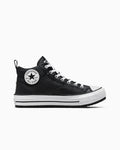 Water-Repellent Mid-Top Boot - Black/White/Black