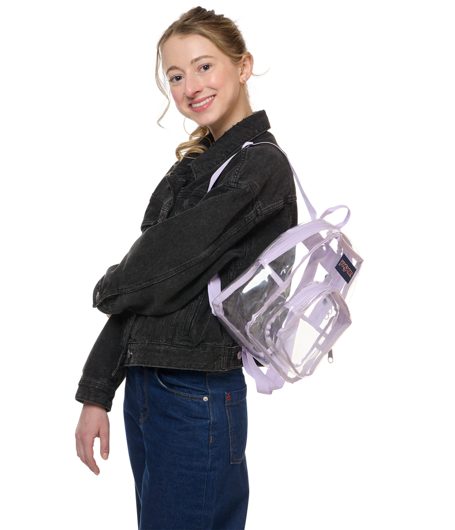 Clear Mini Backpack - Citron Lime