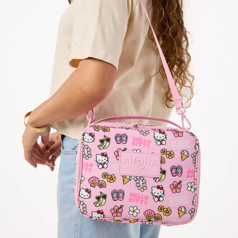 Insulated Lunch Bag - Tropical Icon Print