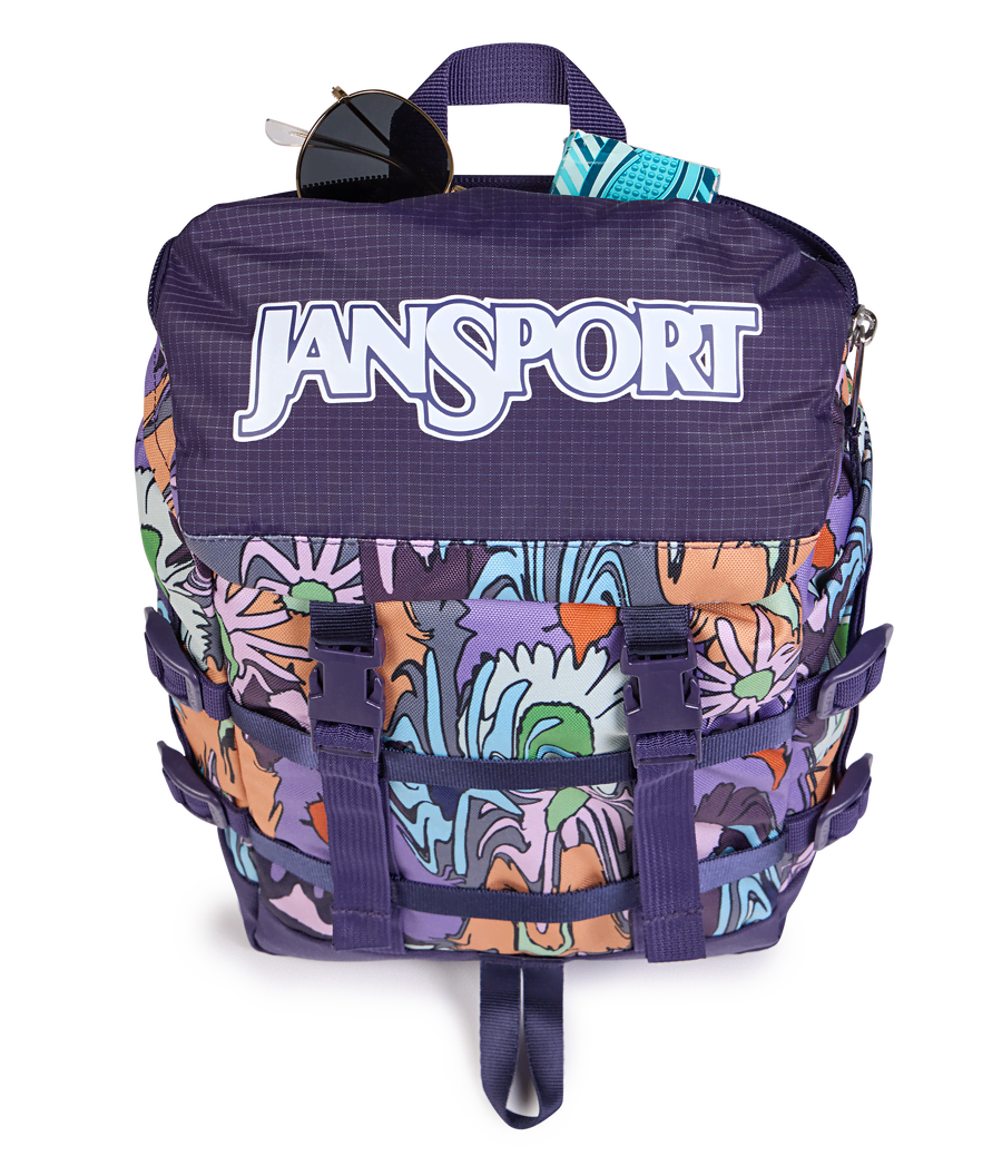 Recycled Nylon Mini Backpack - Smokey Grit