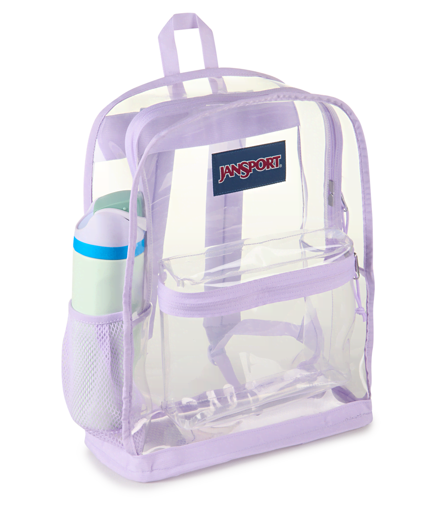 Clear Backpack - Cherry Lacquer