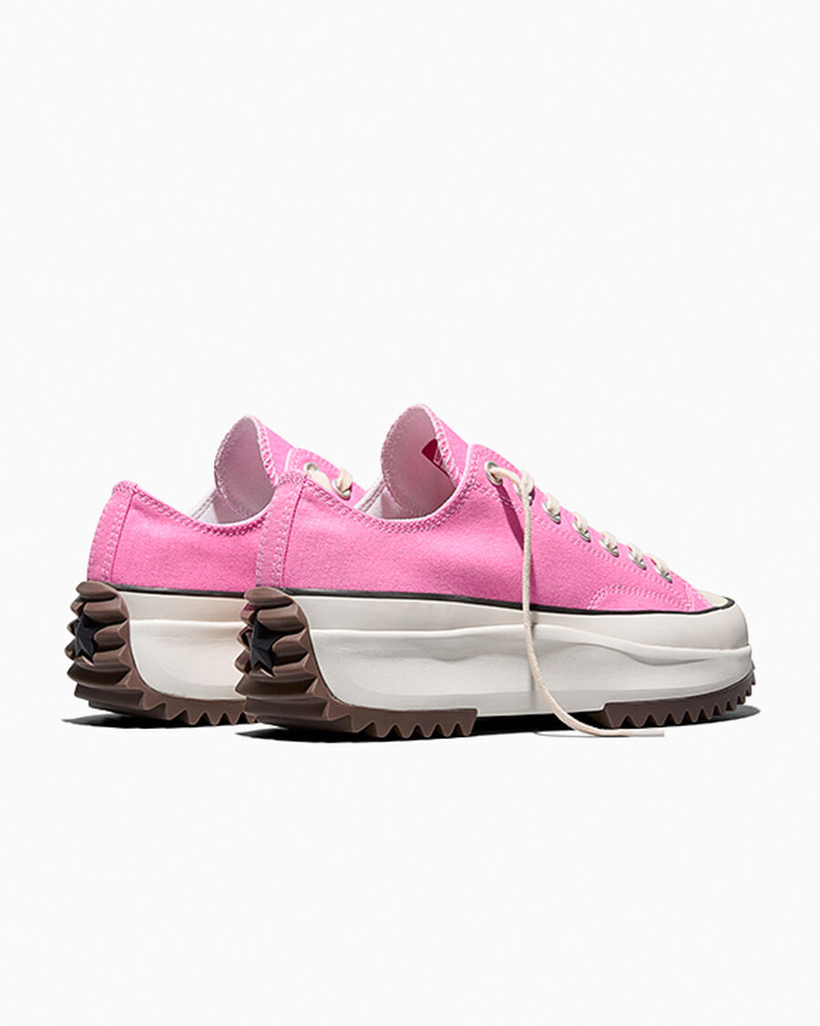 Canvas Platform Low Top Sneaker - Black - Oops Pink/White/Black