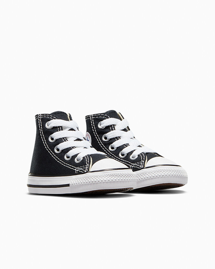 Toddler Canvas High-Top Sneaker - Multiple Colors - Black