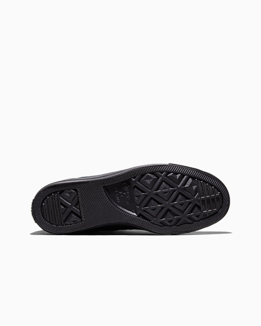 Canvas High-Top Sneaker - Multiple Colors - Black Monochrome