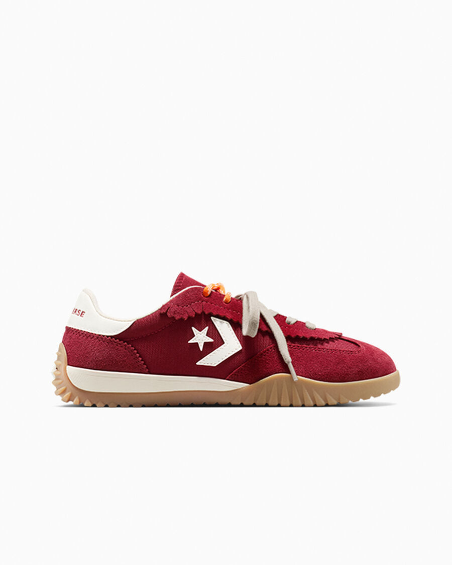 Nylon Suede Low Top Sneaker - Multi Lace
