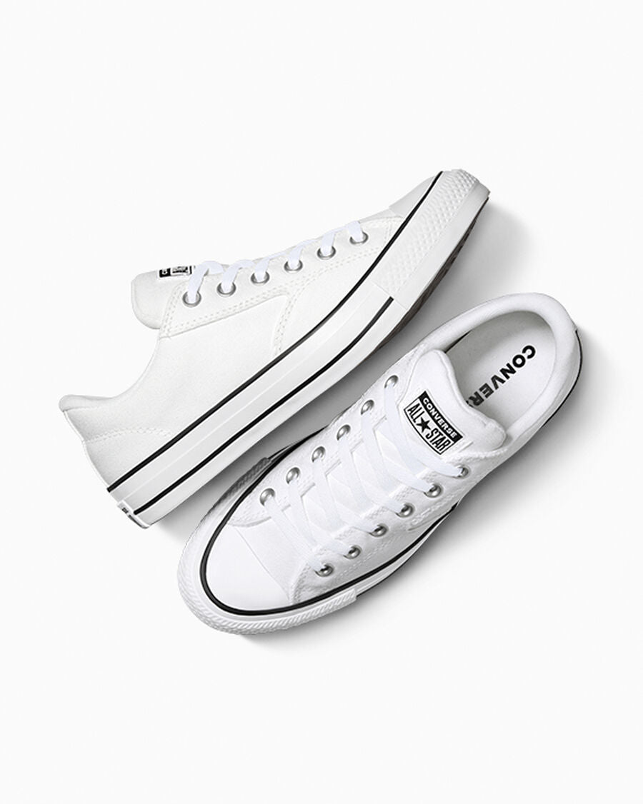 Canvas And Suede Low Top Sneaker