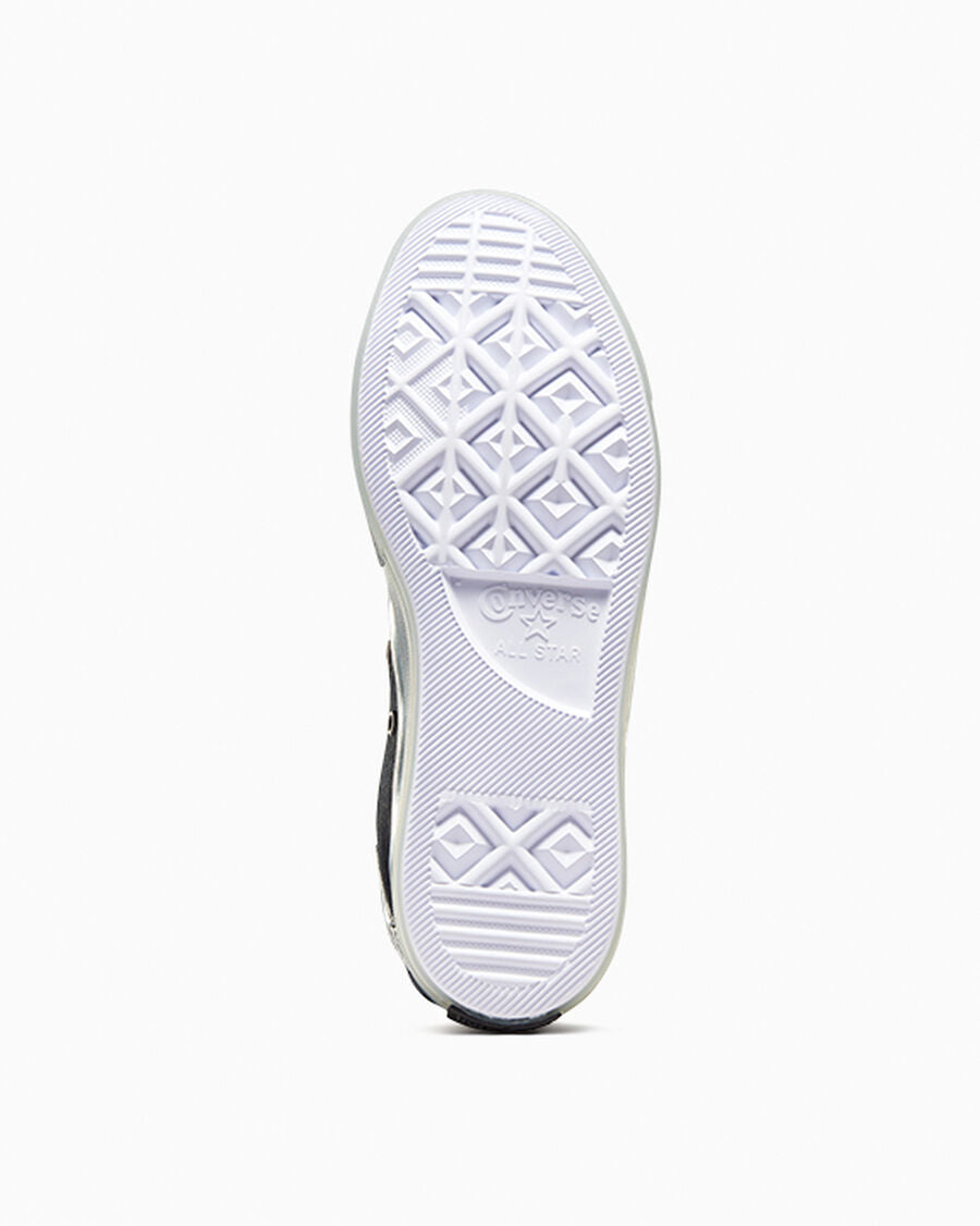 Canvas Utility High Top Shoe - Black - Black/White/Black