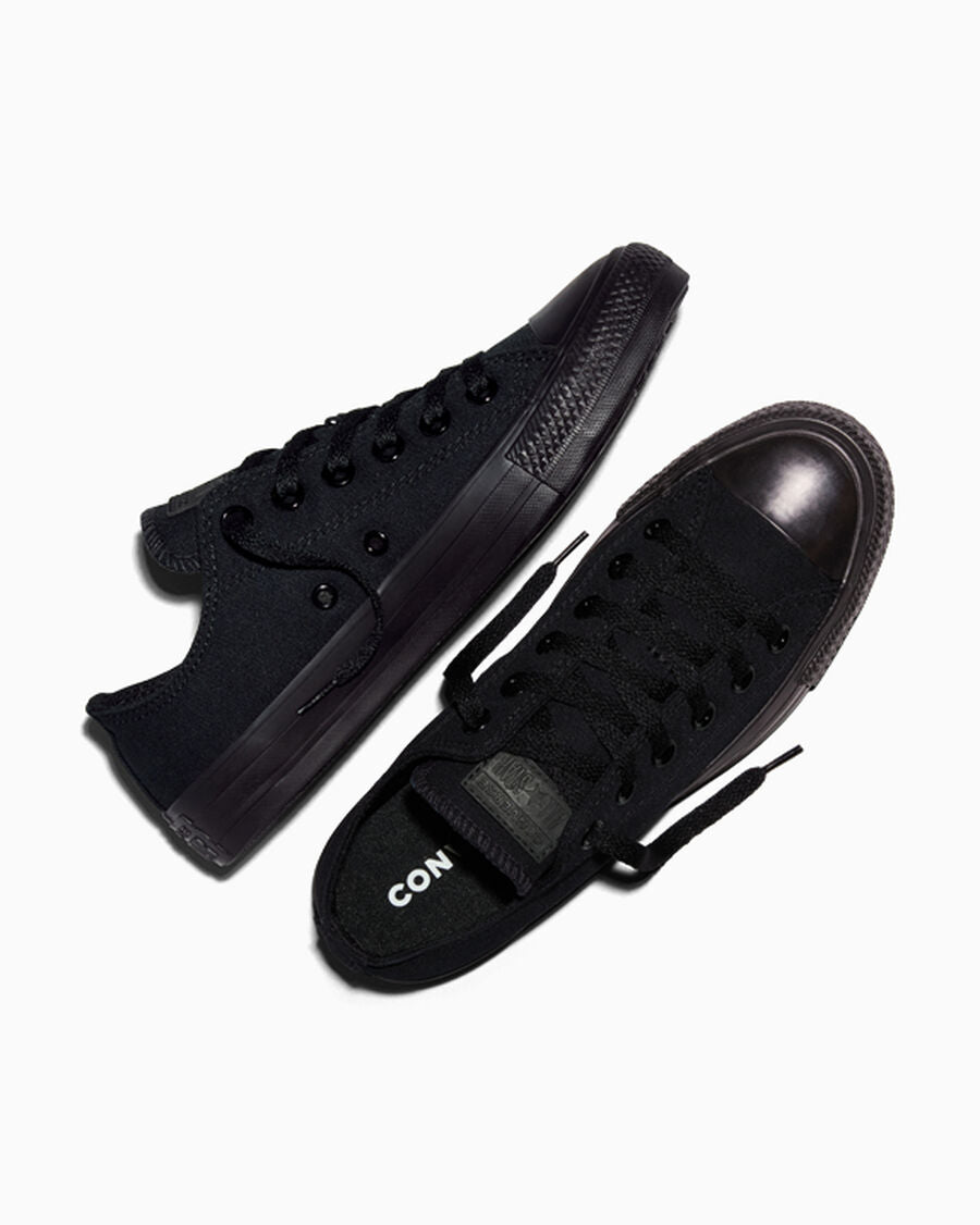 Canvas Low-Top Sneaker - Multiple Colors - Black Monochrome